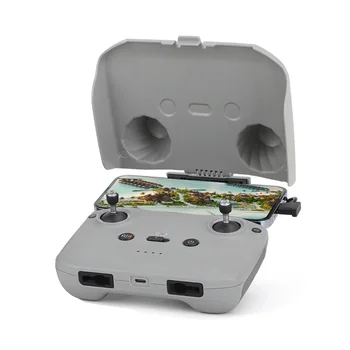 2 in 1 Protezione per cofano parasole RC-N2/RC-N1 Copertura per telecomando Shell Parasole per DJI Air 3 Mini 4 Pro Air 2 Mini 2 Droni Accessorio