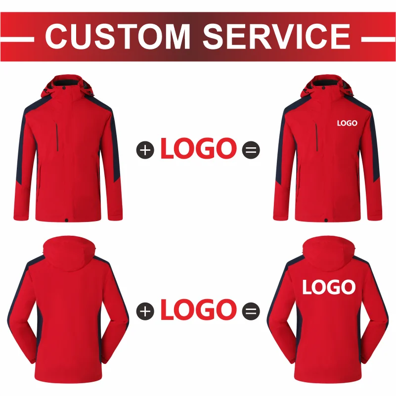 Outdoor Windproof Waterproof Warm Jacket Custom Logo Company Team Casual Hoodie Print Design High Quality Sweatshirt Embroidery 6
