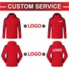 Outdoor Windproof Waterproof Warm Jacket Custom Logo Company Team Casual Hoodie Print Design High Quality Sweatshirt Embroidery 6