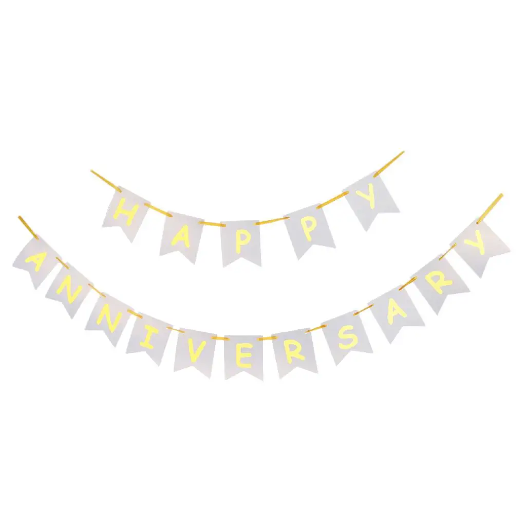 기념일 편지 사냥 배너, 페넌트 걸이식 사인, 사진 소품