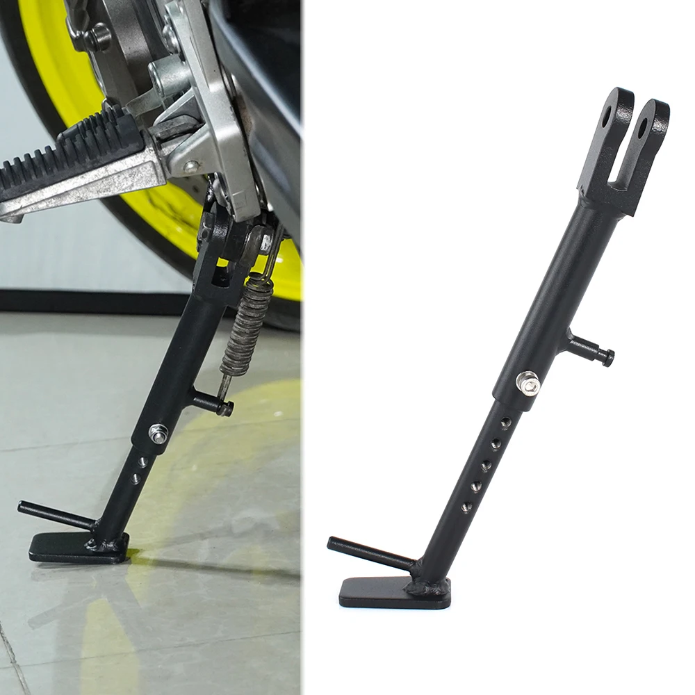 Fit For Yamaha FZ-07 / MT- XSR700 2016-2026 Parking Bracket Kick Holder Stand Motorcycle Adjustable Kickstand Side