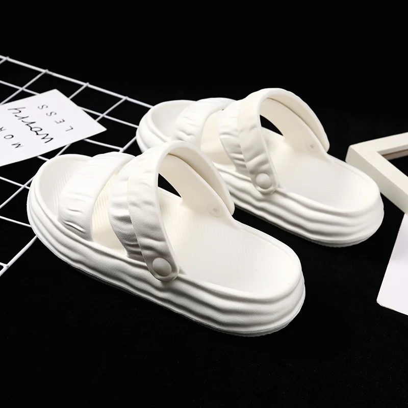 Damtofflor Mjukt skum Sliders Tofflor för inomhus utomhus Halkfria sommartofflor Halkfria sommartofflor_voghion.com
