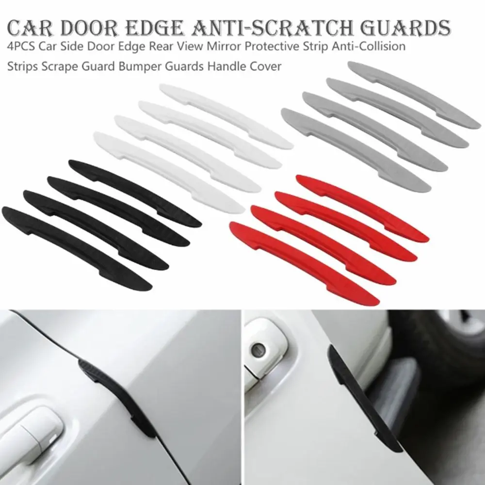 

4PCS Car Door Edge Protector Anti-collision Strip Bumper Guard Universal