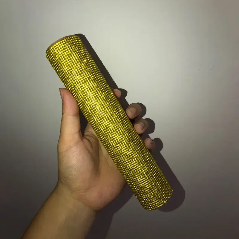 Housse De Microphone Rose à Strass - Compatible Avec La Plupart Des Micros Filaires