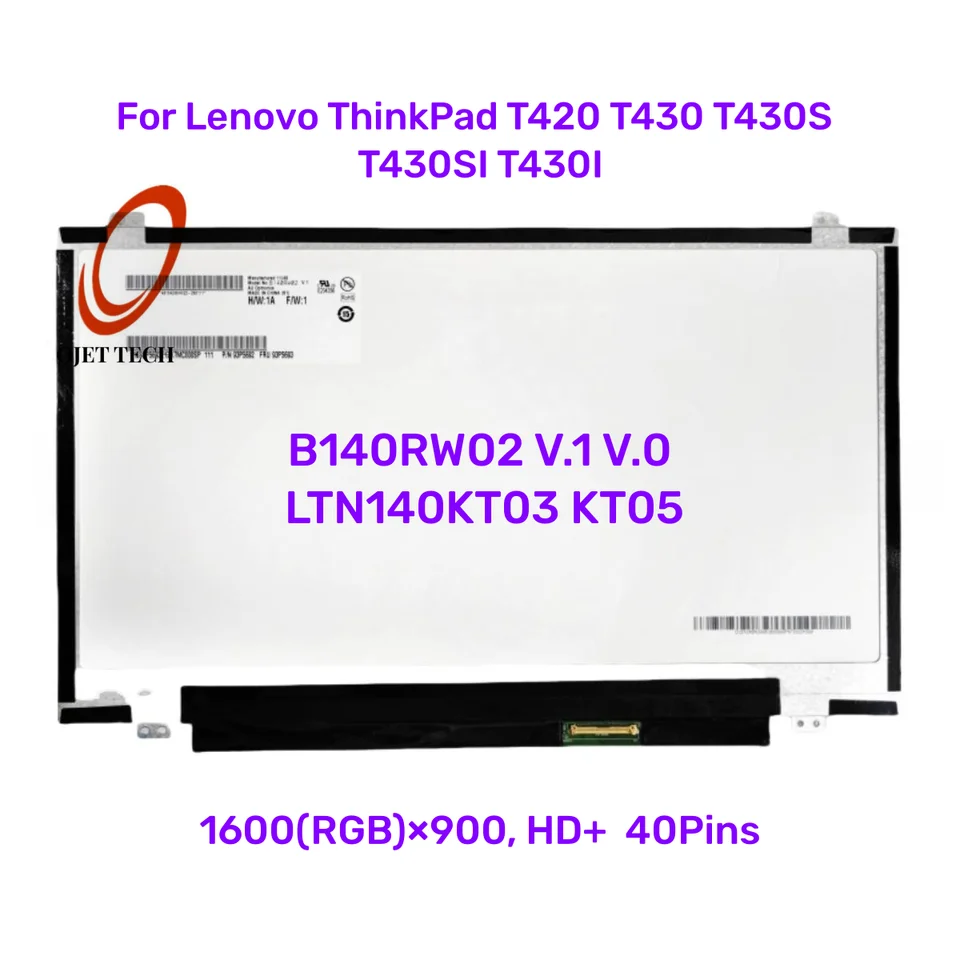 Afficheur 15.6" LED SLIM 30 PIN FULL HD sans fixation
