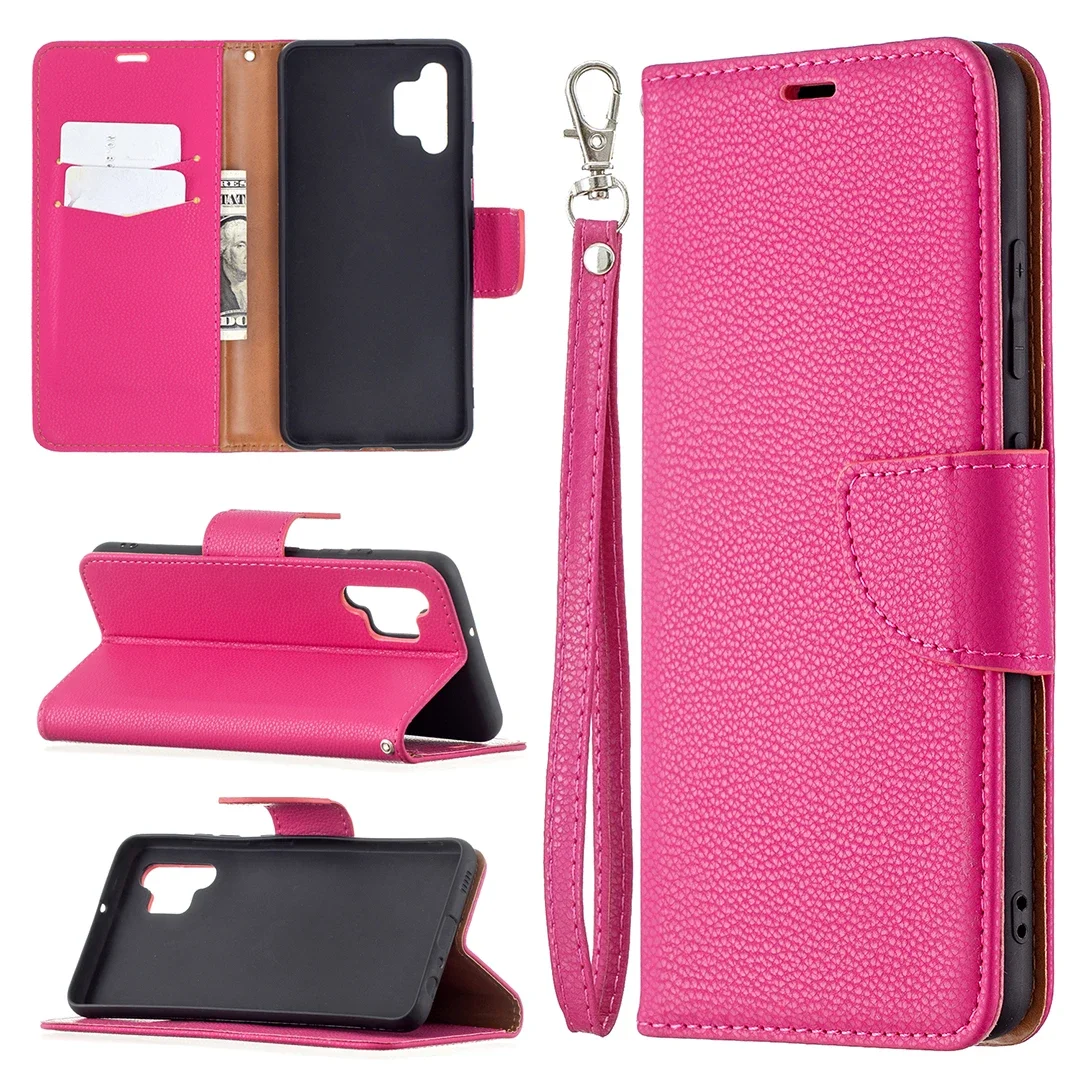 Leather Wallet with Card Holder & Magnetic Flip Case