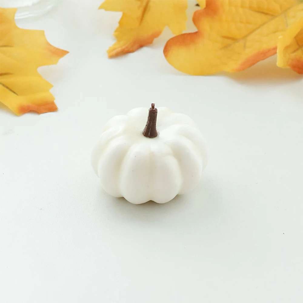 Christian Festival Simulation Vegetable Halloween Mini Artificial Pumpkin Decor Halloween Home Party Decoration Props DIY Craft