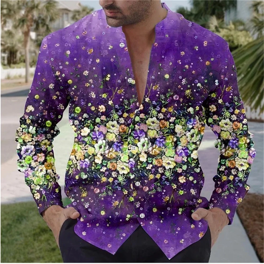 Рисунок 5 - Мужская рубашка с воротником-стойкой и длинным рукавом