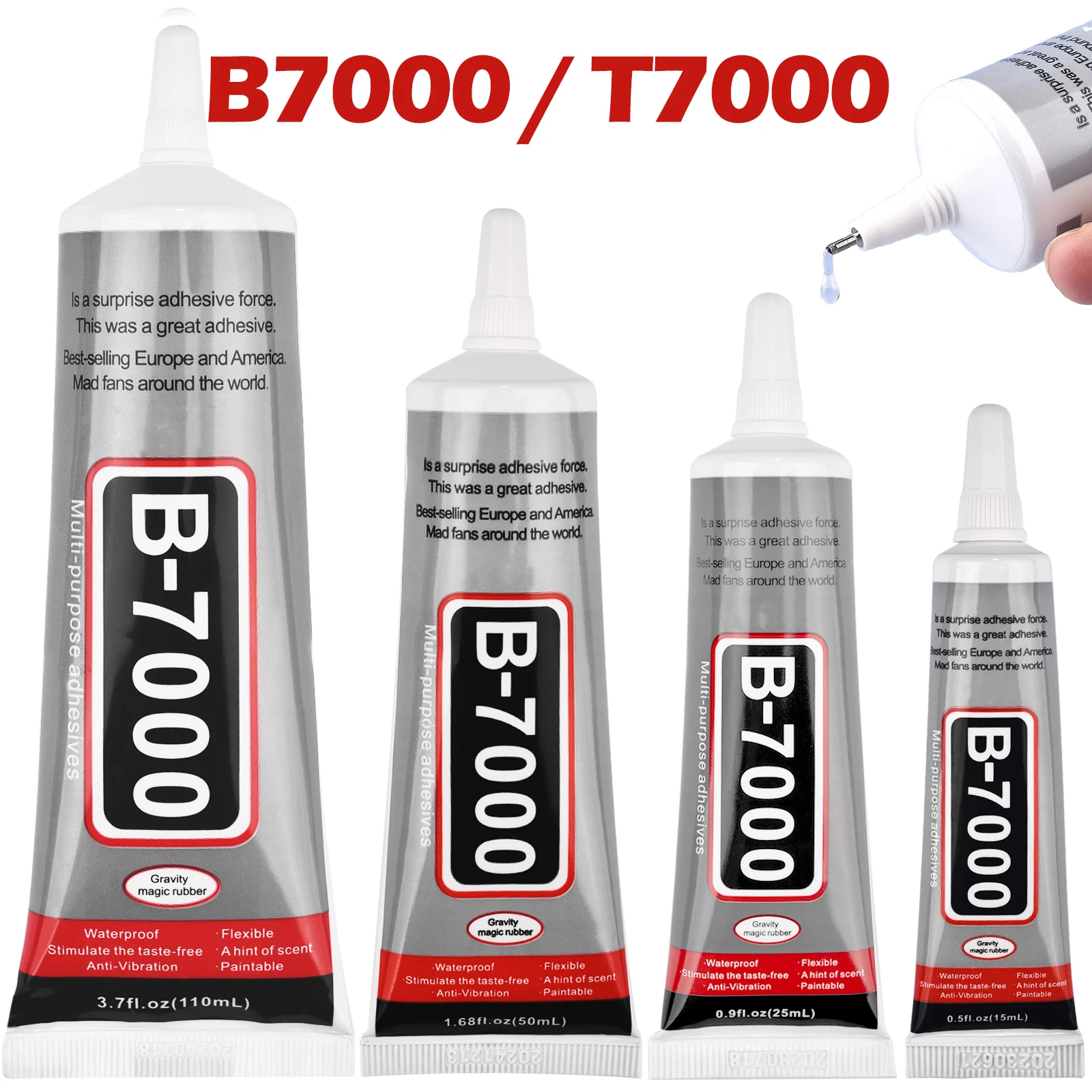 Repair Glue 15-110ml B7000 Clear Contact Phone Adhesive
