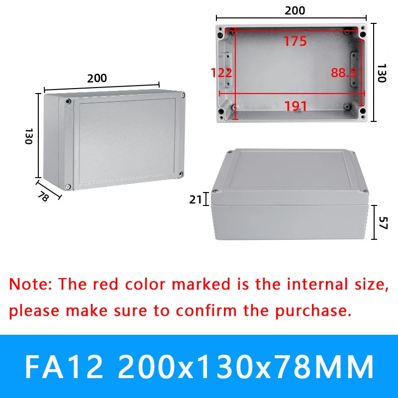 FA12 200x130x75mm