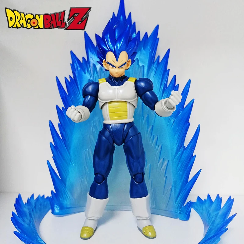 

Dragon Ball Demoniacal Fit Deep Blue Vegeta Figure Shf Super Saiyan Anime Action Figurines Optional Hands Model Statue Doll Toy