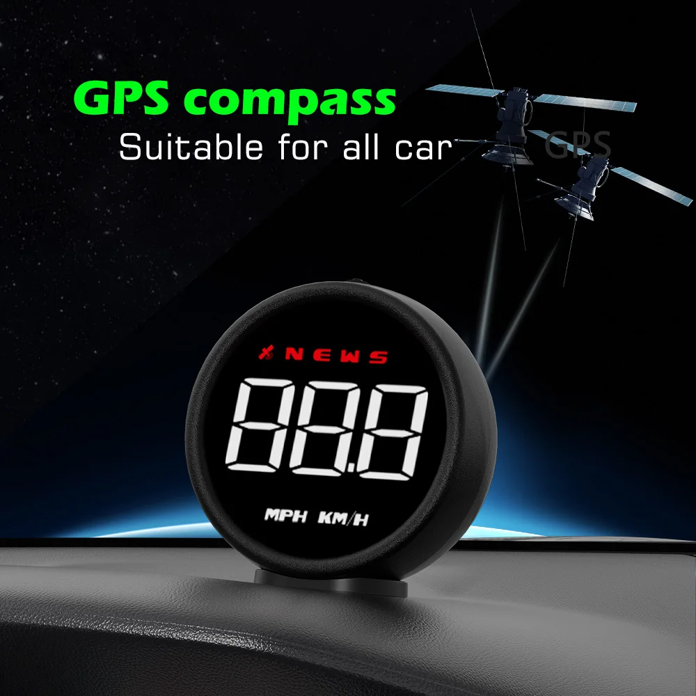 Compatible with All Car Speed Projector GPS Digital Car Speedometer A2  Electronics Head Up Display Auto HUD Windshield Projector - Price history &  Review, AliExpress Seller - WIIYII Official Store