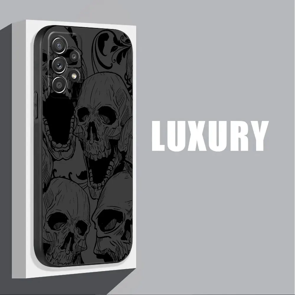 Halloween Bone Skull Themed Phone Case Cover