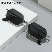 Nouveau petit Punk lunettes de soleil femmes hommes Vintage hexagone métal cadre lunettes de soleil à la mode marque de luxe concepteur lunettes de soleil femme UV400 2
