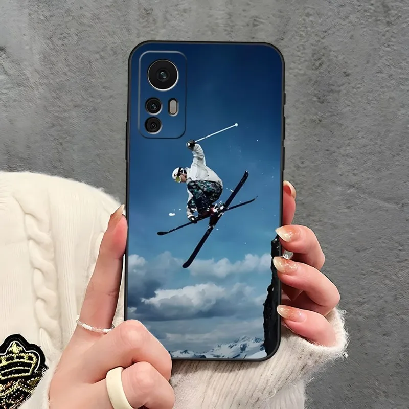 Ski Neige Snowboard Phone Case For Xiaomi 11 11T 9 12 10C 9T 8 9SE 11i Lite Ultra Note10 Poco F3 M4 M3 Pro Back Cover