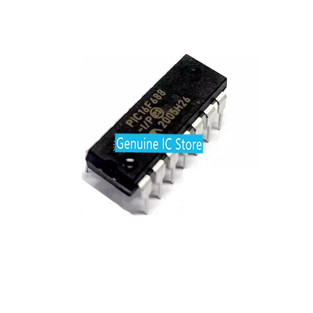 

5pcs/lot PIC16F688-I/P PIC16F688 PIC16F688-I DIP-14 New Original Genuine Ic