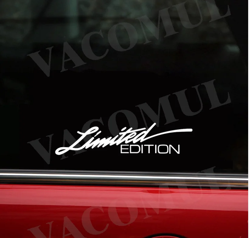 8 colori adesivo in vinile adesivo per finestra auto-styling 3D EDIZIONE LIMITATA decorazione decalcomania laser riflettente per accessori auto