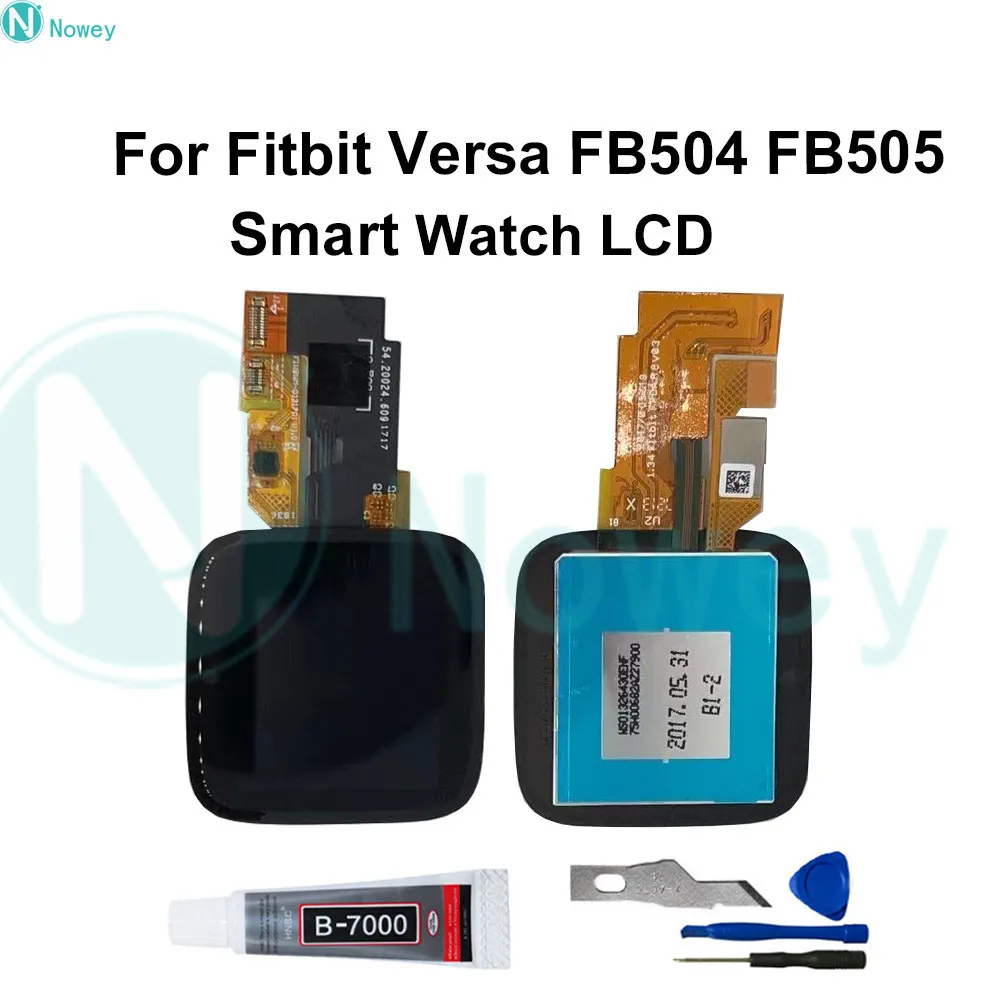 

Touch Screen Replacement for Fitbit Versa Smart Watch, LCD Display, Accessories, Repair, FB505, FB505