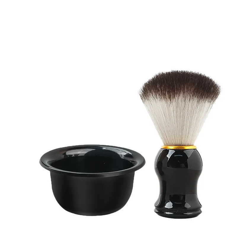 Deluxe 3-Piece Men's Shaving Kit: Brush, Bowl & Stand Gift Set
