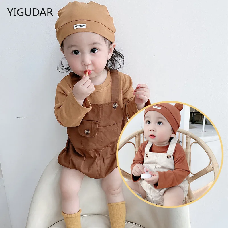 Newborn Baby Girls Romper Dress Fashion White Floral Clothes Cotton Spring Summer Toddler Jumpsuit Outfits Clothing | Детская одежда и