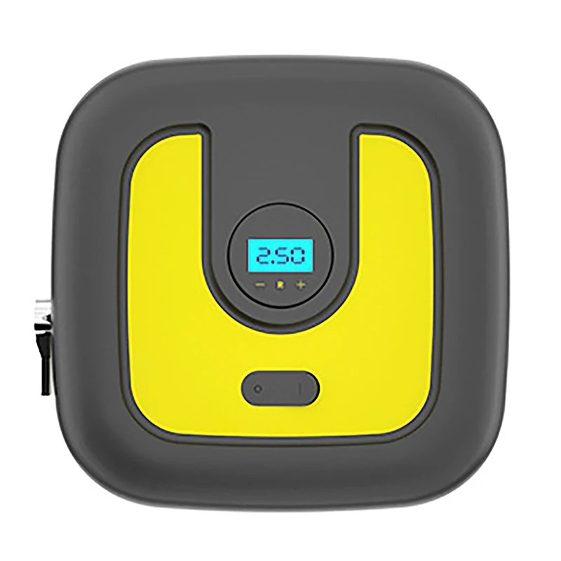 

Портативный воздушный компрессор, насос для шин с манометром, автоматический цифровой воздушный насос для автомобиля, 12 В постоянного тока, 150 фунтов на квадратный дюйм, насос для шин со штативом