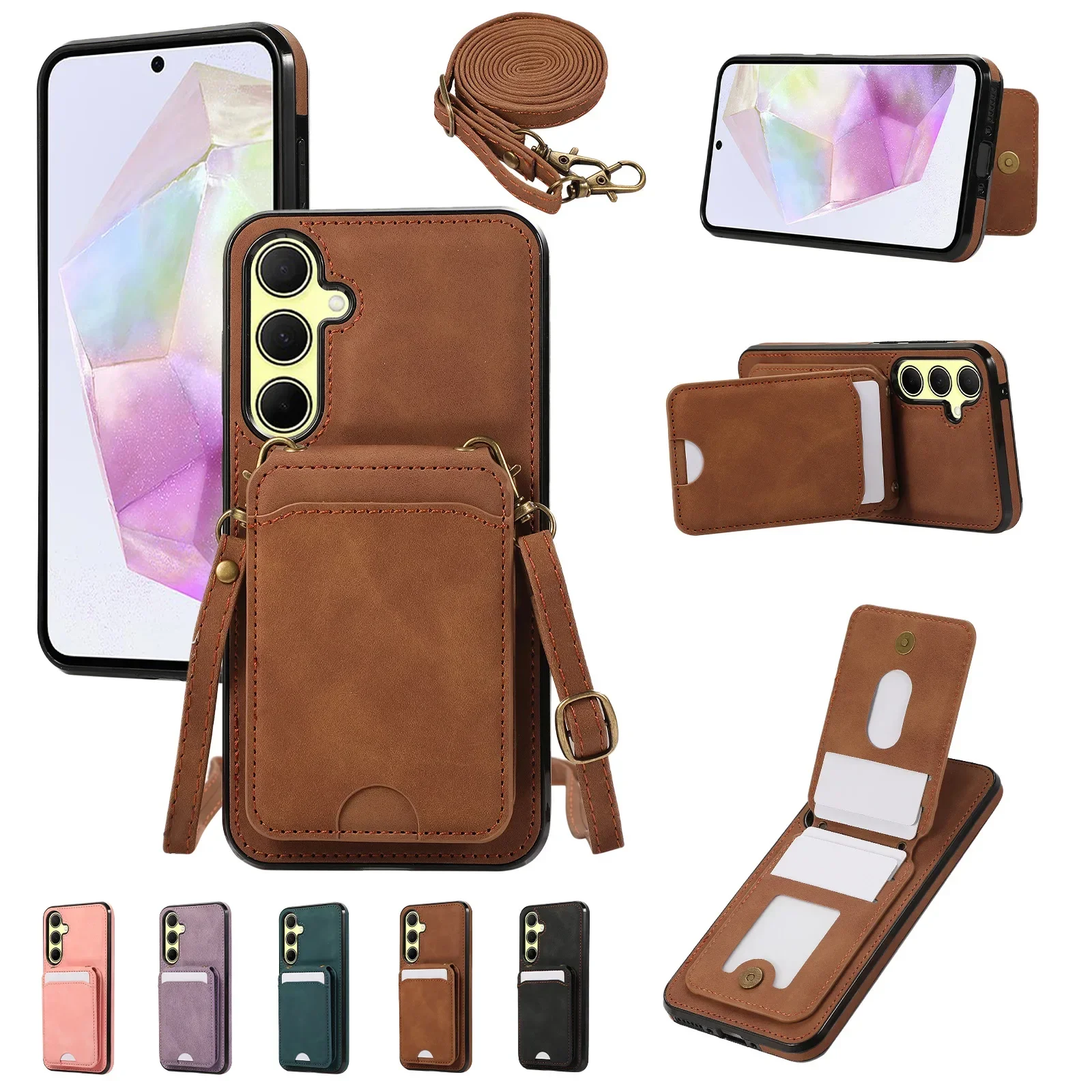Sleek Crossbody Phone Case with Adjustable Strap