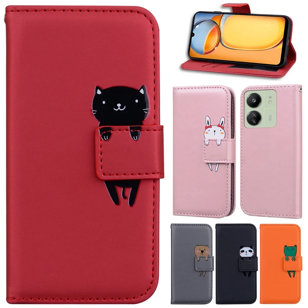 Elegant Flip Wallet Phone Case with Lovely Design