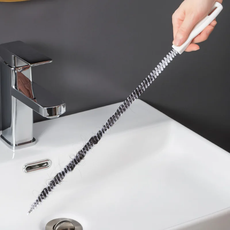 Pipe Dredging Tools Spring Pipe Dredging Tools Drain Snake Sewer Dredge Pipeline Hook Clog Remover Cleaning Tools Household for Kitchen Sink
