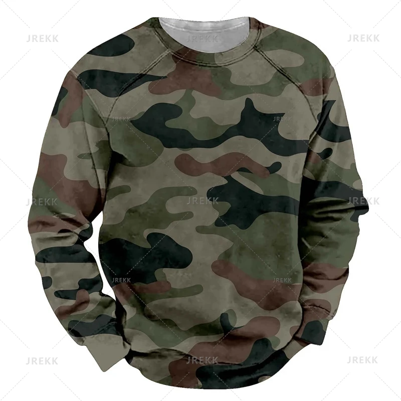 thumbnail image 1 of Sudaderas con estampado 3D de camuflaje para hombre, sudaderas con capucha de cuello redondo con estampado de patrones de camuflaje, Tops de moda, ropa Harajuku, nuevo, 1 of 5