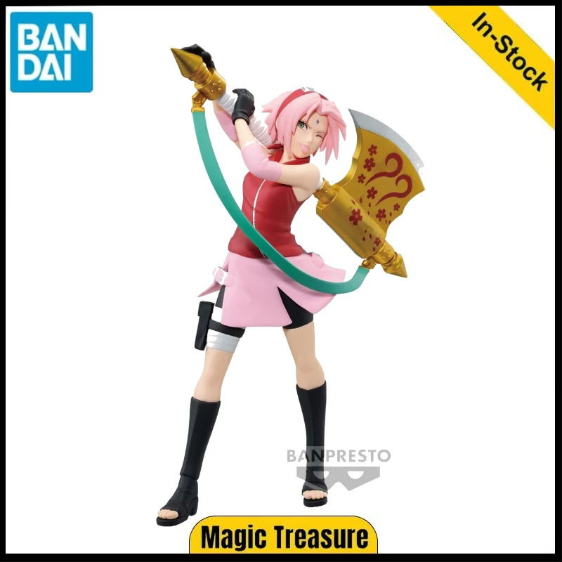 Original BANDAI Naruto Haruno Sakura Top 99 Shippuden Anime Action