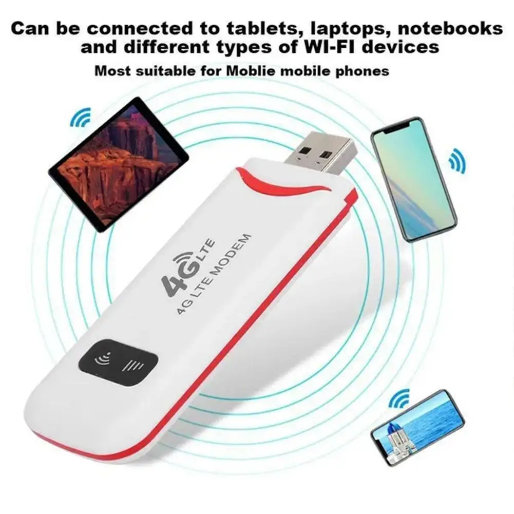 4G LTE USB Portable WiFi 150Mbps Wireless Mobile Router SIM Card Network Card Pocket Hotspot Router For Home Office