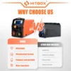 HITBOX Cutter ARC200D ARC LIFT TIG 2 IN 1 Welding Machine For Household IGBT Compact Inverter Welder LCD Digital Display 5