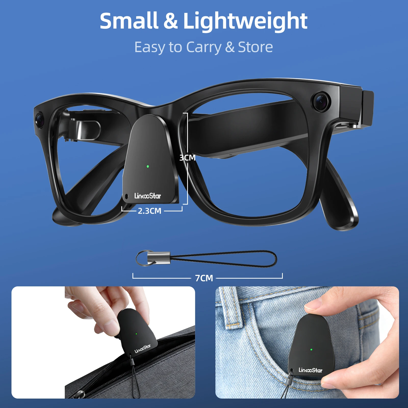 Ray-Ban Meta Gen 1/Gen 2용 USB C 충전기 어댑터 Wayfarer/Skyler/Headliner용 Oakley Meta 실용적인 미니 충전 커넥터