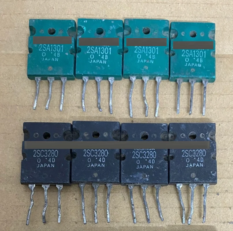 Audio Amplifier Tube 4PCS(2pair) Used Original Imported Disassembled A1301 C3280 2SA1301 2SC3280 Audio Power Amplifier Paired Tube