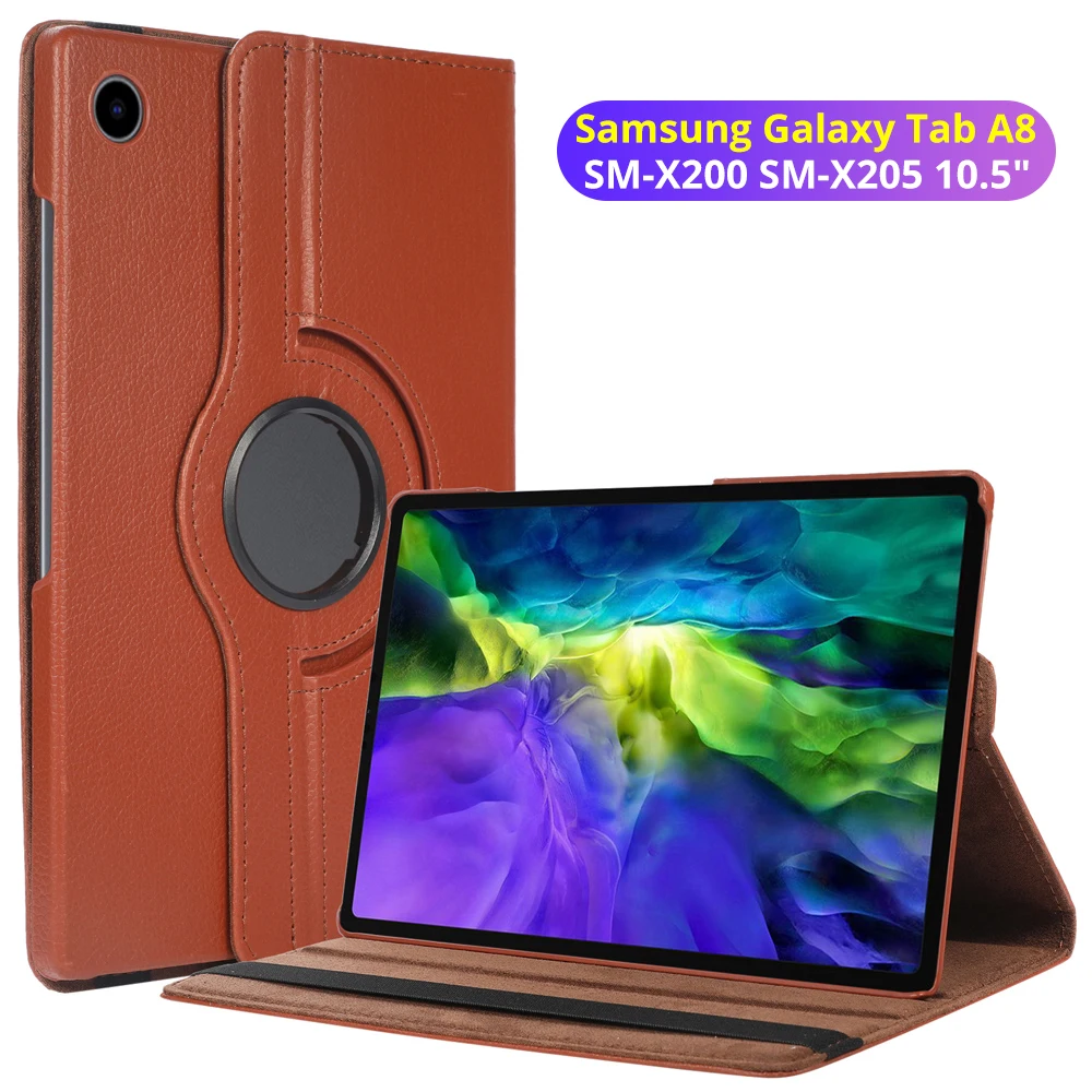 Per Samsung Galaxy Tab A8 Custodia 10.5 "Sm-X200 Sm-X205 Samsung Tab A8 Custodia Rotante Per Samsung Galaxy Tab A8 Tablet Funda