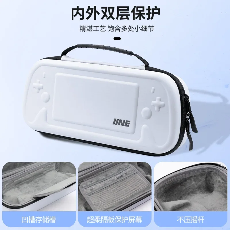 IINE L917 For PS5 Portale Streaming EVA Hard Bag Handheld Console Mech Storage Case Shockproof Travel hard Storage Bag