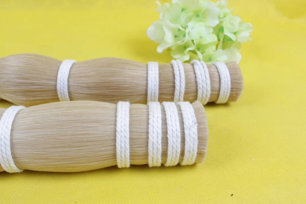 

YINFENTE Violin bow hair White Mongolia natural horsetail High quality Violin accessories 80-85cm #2001