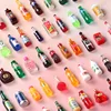 20 Pcs Miniature Items 1:12 Dollhouse Supermarket Food Snacks Mini Cake Wine Drink For Blyth Barbie BJD Doll Kitchen Accessories 5