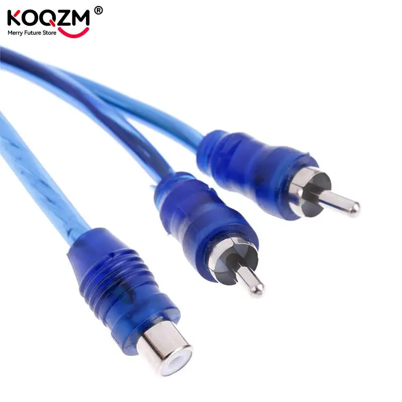 Premium Stereo Audio Signal Splitter Cable - Male to Dual Female/Female to Dual Male RCA Adapter