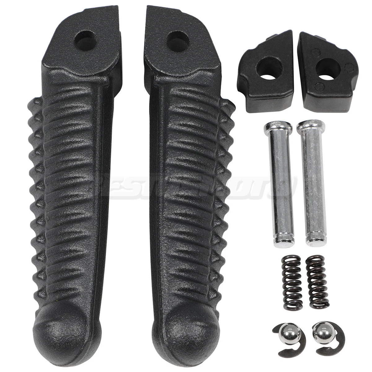 Moto Nero Posteriore Passeggero Pedane Poggiapiedi Per Ducati 848 2008 Evo/Corse 2012-2013 1098/S 2007-2008 1198/S 2010-2011
