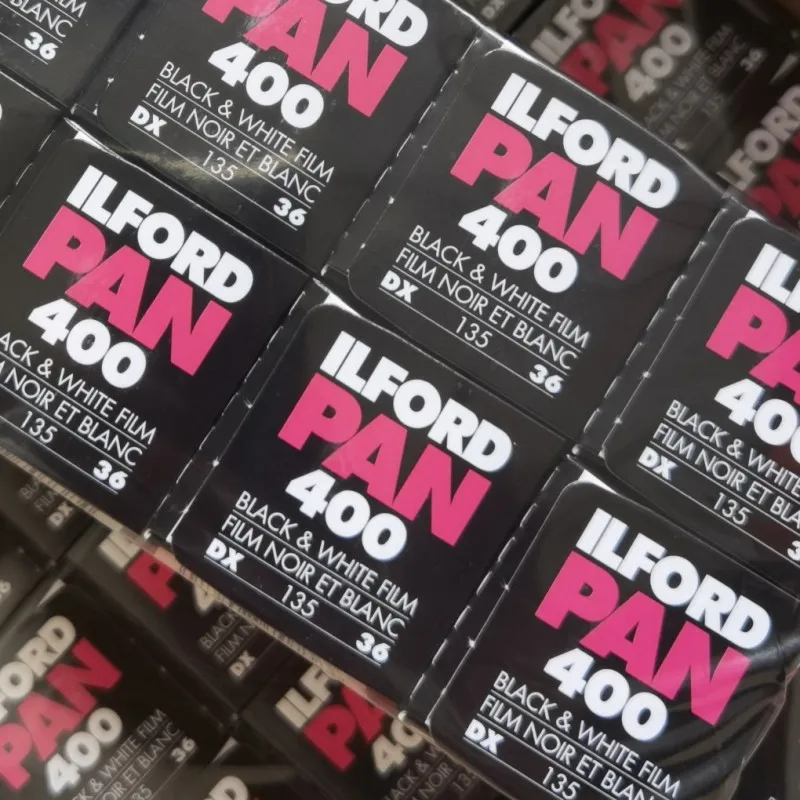 50/10 Rolls ILFORD Pan 400 Black And White Film 135mm