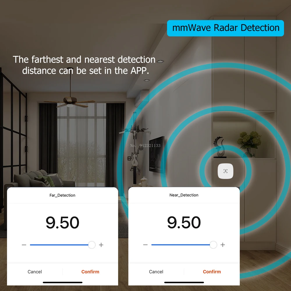 zigbee detector de presenca humana tuya smart 03