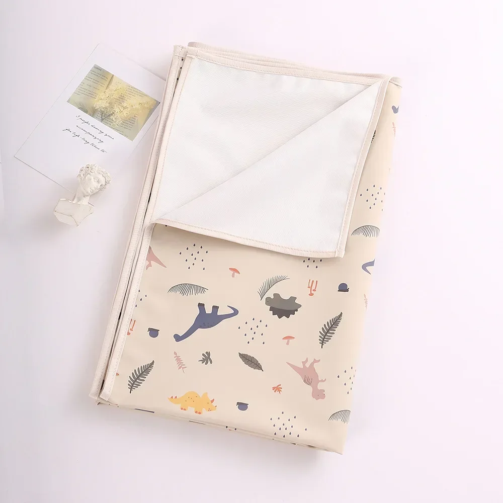 New Baby Diaper Mat Soft PU Waterproof Leak Proof Washable Newborn Urine Pad Changing Pad Liners Reusable Comfort Travel Mats