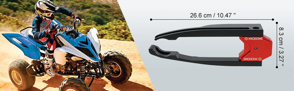 Für Yamaha Raptor 700 Kettenführung Schutz Abdeckung Schutz Raptor 700R YFM 700 YFM700R ATV Zubehör Kette Slider Puffer – Detail 7