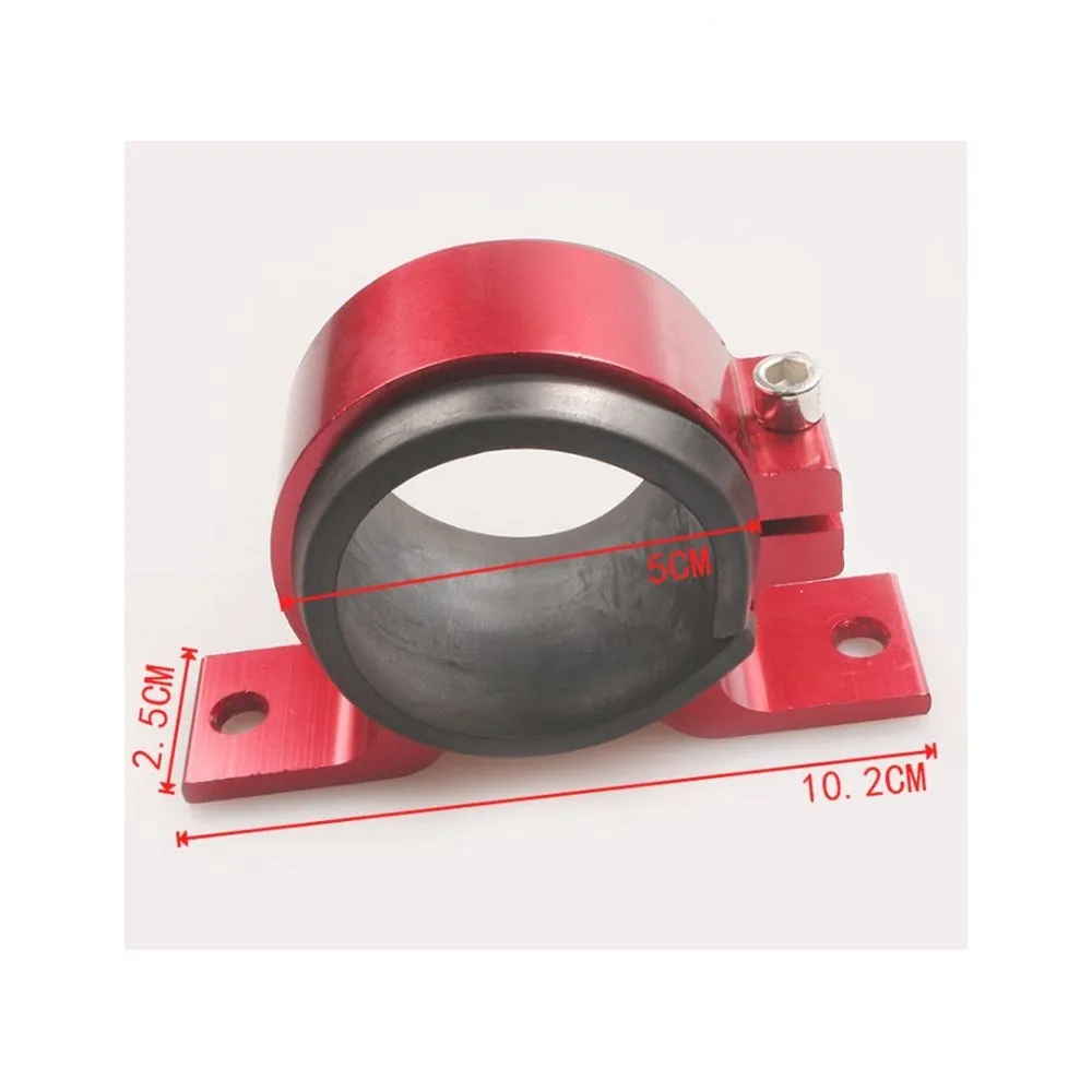 Fuel Pump 50mm Single External Oil Pump Fixing Bracket Fuel Pump Mounting Holder Filter Clamp Car Support FF-1001-50