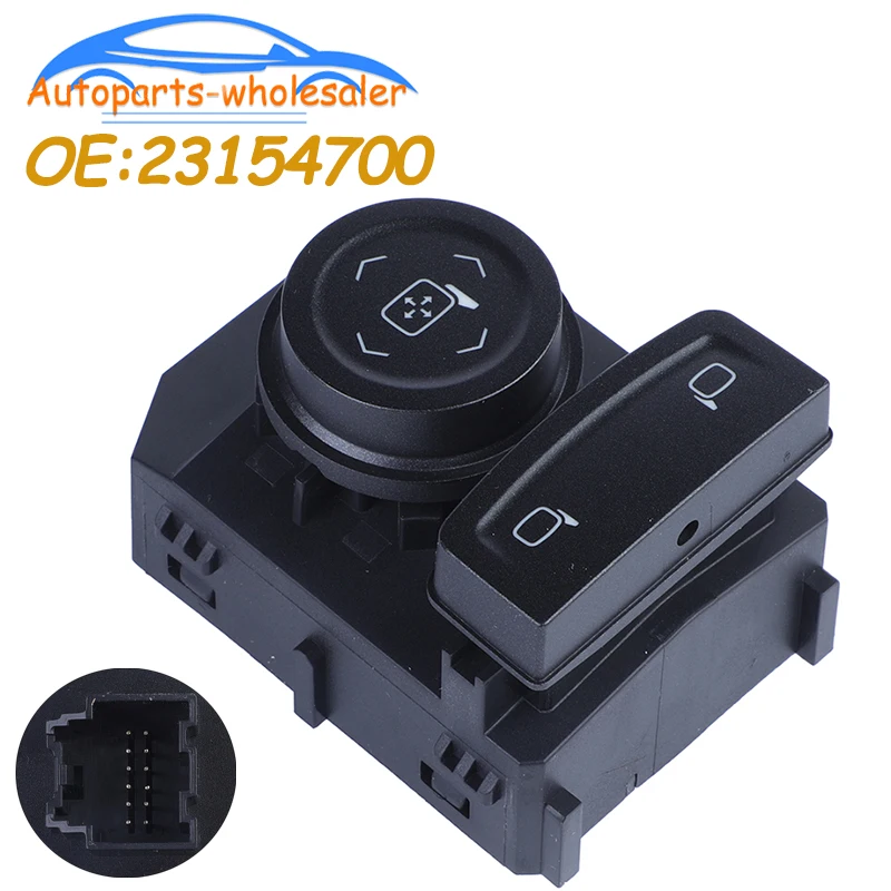 Car Accessories Power Mirror Switch Button Rear Mirror Fit For 15-19 Silverado