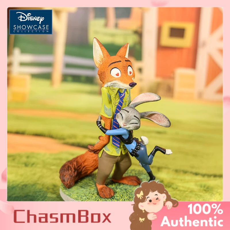 Authentic Disney Zootopia Judy And Nick Embrace Figurine