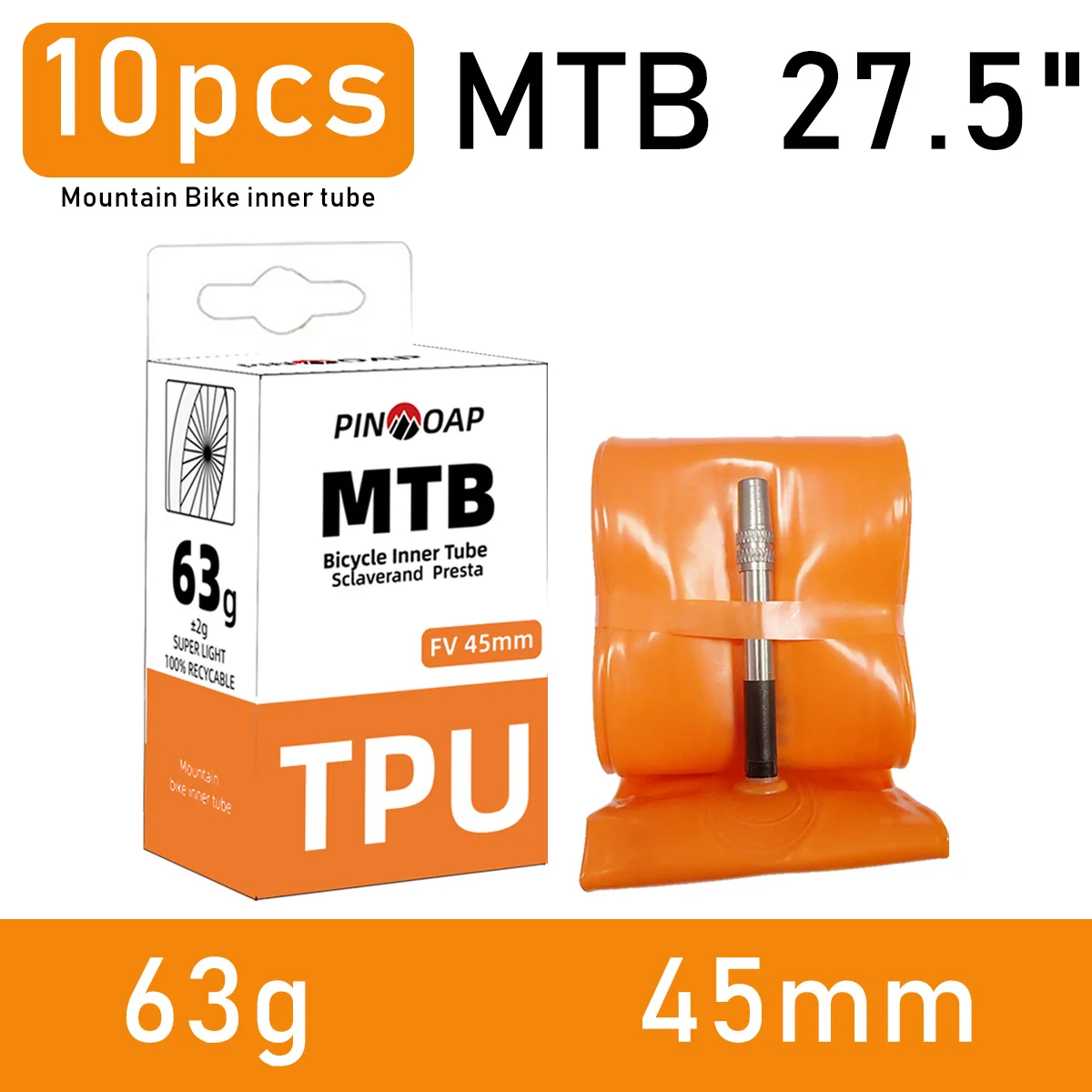 Ultra Light TPU Mountain Bike Inner Tube - Essential