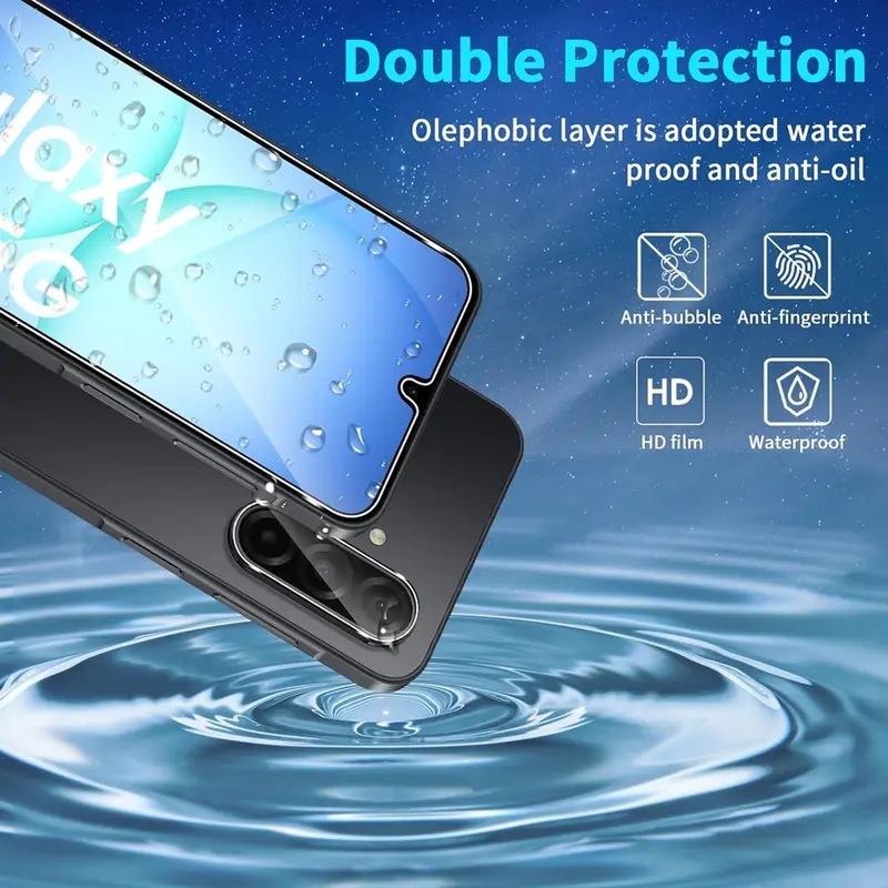 Tempered Glass For Samsung A16 A17 A26 A27 A36 A37 A56 A57 Screen Protector Galaxy A55 A35 A15 A25 A24 Film A51 A52 A53 A54 - Image 2