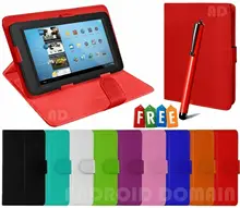 

Plain Magnetic Flip Case Cover For Amazon Kindle Fire HD 10'' Inch Tablet + Pen
